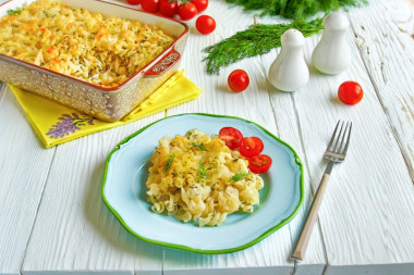 Макароны с цветной капустой