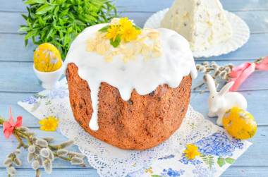 Простой кулич в хлебопечке