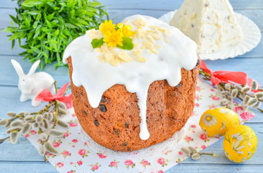 Простой кулич в хлебопечке