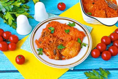 Рыба жареная под маринадом