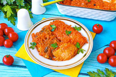 Рыба жареная под маринадом