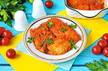 Рыба жареная под маринадом