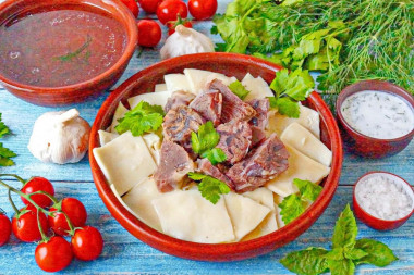 Кумыкский тонкий хинкал