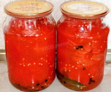 Маринованные помидоры без кожуры