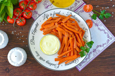 Батат фри в аэрогриле