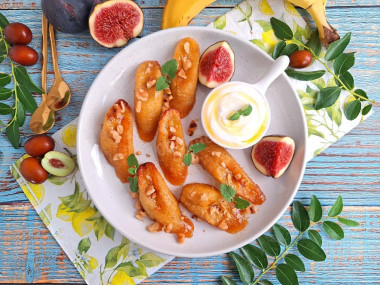 Бананы в аэрогриле запеченные