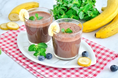 Какао с бананом
