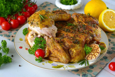 Курица в аэрогриле целиком