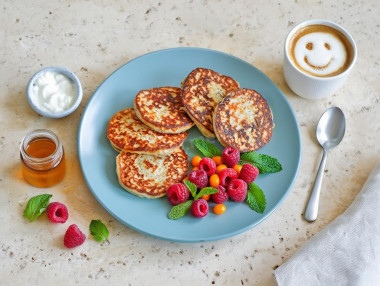 Сырники без муки на сковороде с протеином