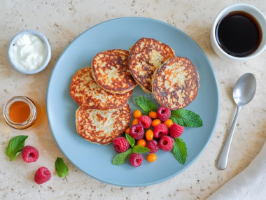 Сырники без муки на сковороде с протеином