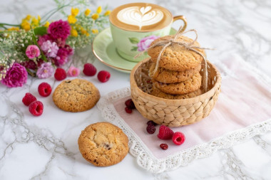 Овсяное печенье без яиц