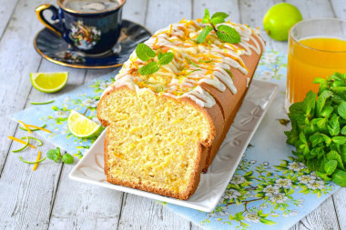 Кекс с апельсиновой цедрой