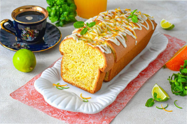 Кекс с апельсиновой цедрой