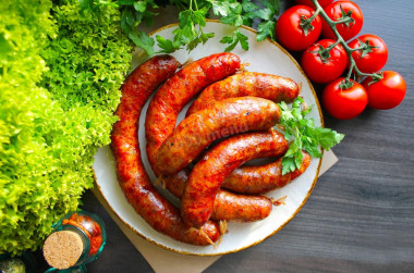 Копченая колбаса в домашних условиях