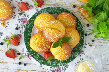ПП булочки из творога