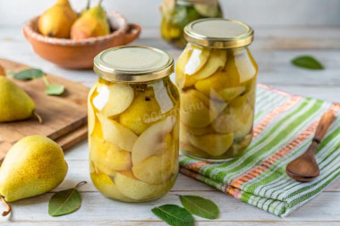 Маринованные груши на зиму без стерилизации