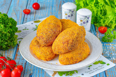 Рыбные котлеты в аэрогриле