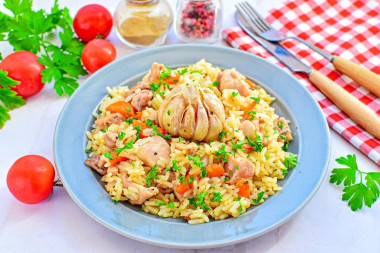 Плов из куриной грудки