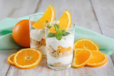 Сливочный десерт