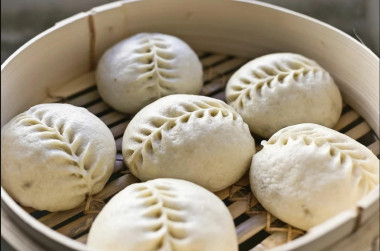 Пянсе в домашних условиях - пирожки на пару,  капуста и мясо