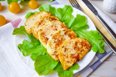 Жареный адыгейский сыр хрустящая корочка и нежная текстура