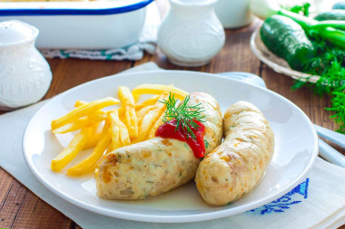 Куриные купаты в духовке