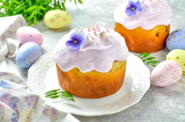 Пасхальный кулич с коньяком