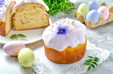 Пасхальный кулич с коньяком