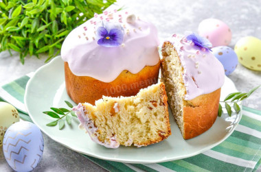 Пасхальный кулич с коньяком