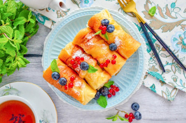 Красивые блины в духовке мягкие толстые