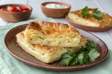 Пирог сабурани из лаваша