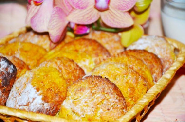 Печенье на желтках с грецким орехом