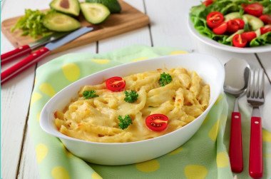 Макароны с сыром по американски