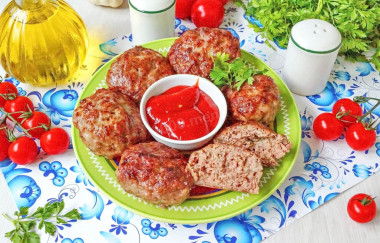 Котлеты с манкой и яйцом