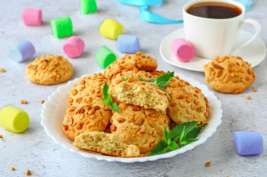 Песочное печенье с арахисом