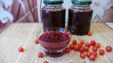 Варенье из войлочной вишни