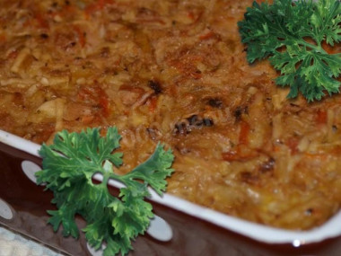 Квашеная капуста запеченная
