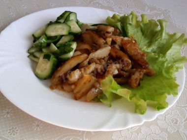 Жареный картофель с луком