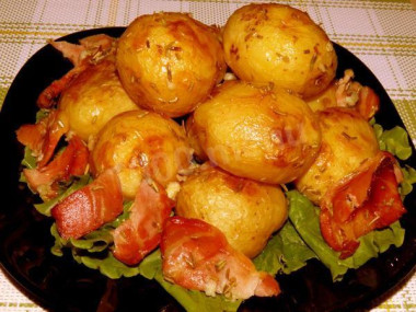 Запеченный картофель с розмарином