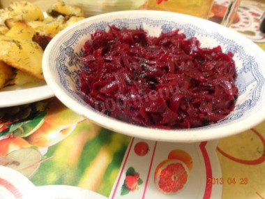 Свекла с маслом