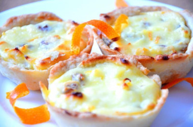 Корзинки с сырной начинкой