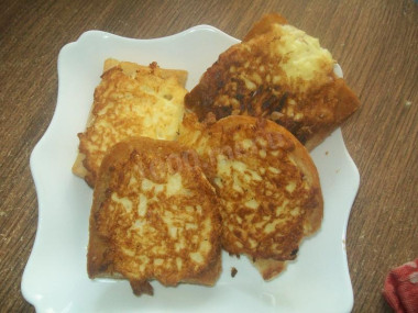 Гренки с сыром и чесноком