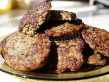 Оладьи из рубленой печени