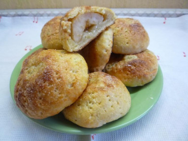 Яблочное печенье на яичных желтках и сметане
