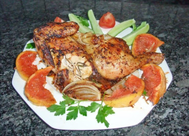 Курица с грейпфрутом