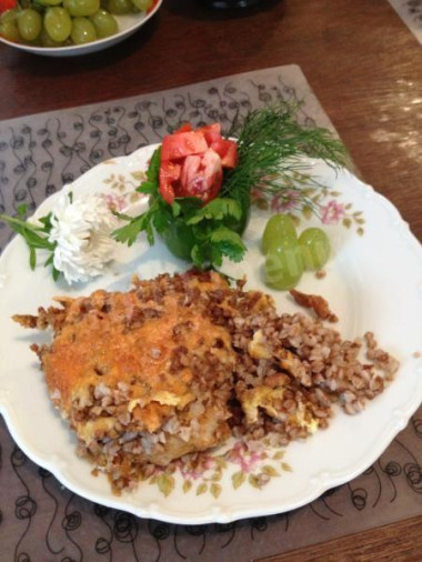 Курочка фри с гречкой