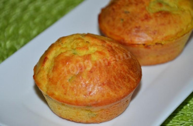 Овощные кексы с сыром