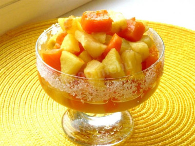 Тыква с яблоками