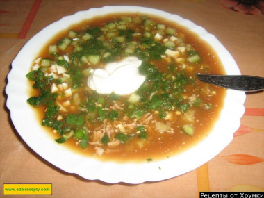 Окрошка мясная