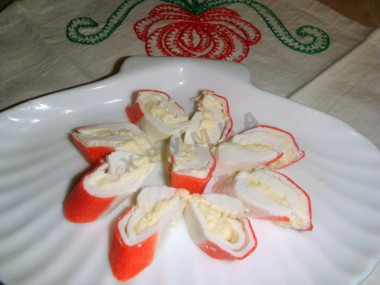 Крабовые трубочки с сыром